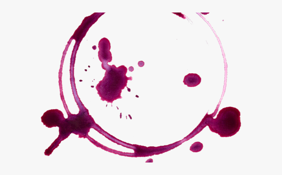 Wine Clipart Spilled Wine - Red Wine Stain Png, Transparent Clipart