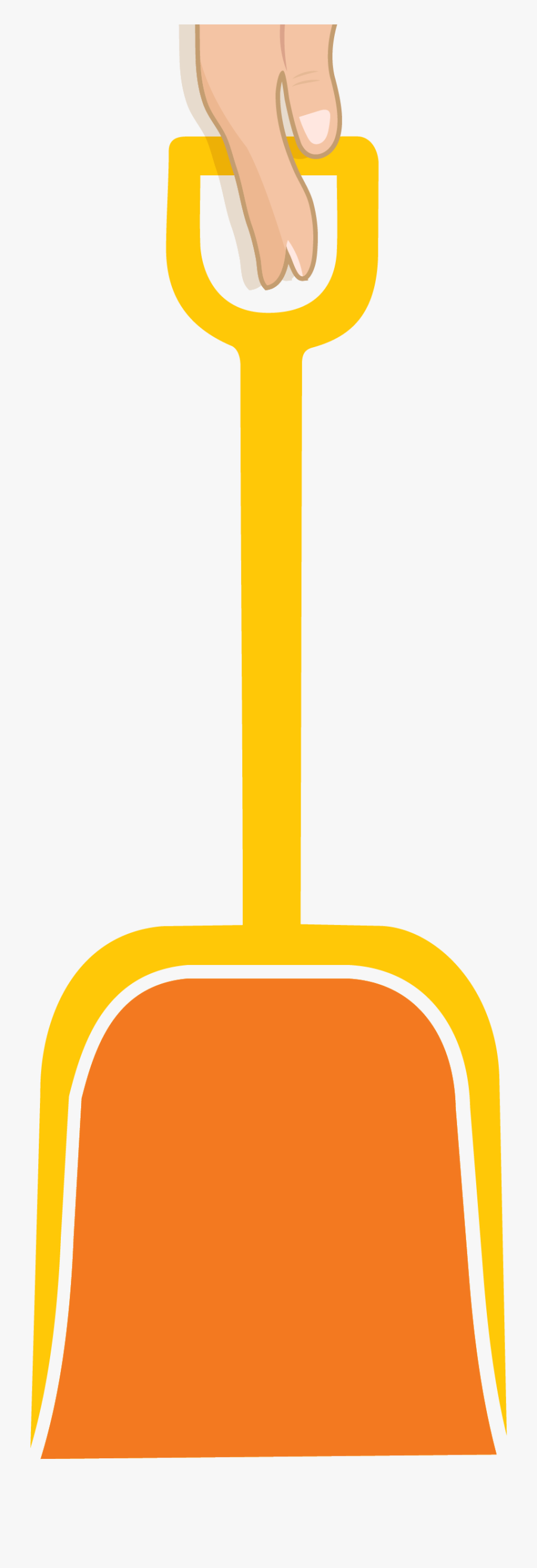 Square Clipart Shovel, Transparent Clipart