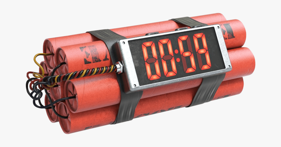 Time Bomb Dynamite - Time Bomb Png, Transparent Clipart