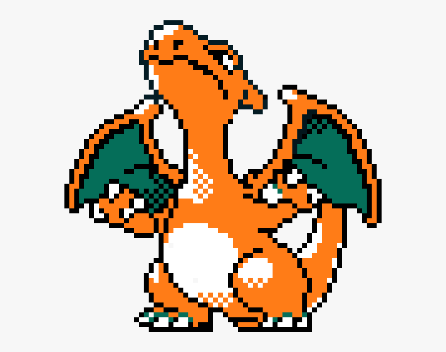 Transparent Charizard - Charizard Sprite Pokemon Gold, Transparent Clipart