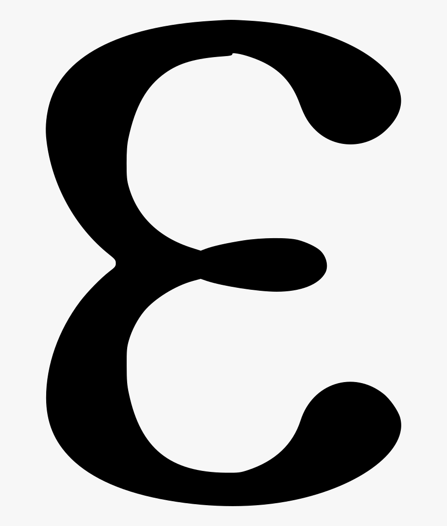 Epsilon Greek Alphabet Svg Png Icon Free Ⓒ - Epsilon Math, Transparent Clipart