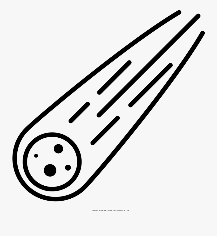 Meteor Coloring Page - Meteor Coloring Pages, Transparent Clipart