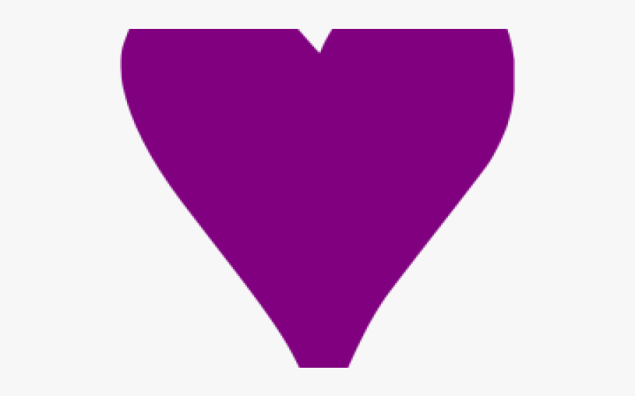Heart Icons Purple - Heart, Transparent Clipart