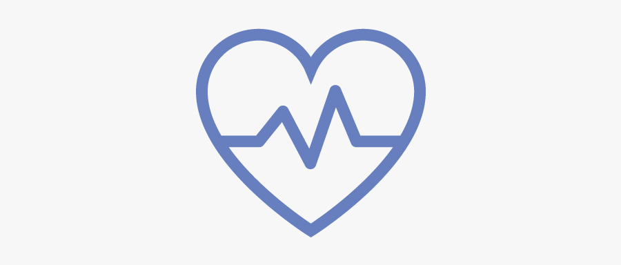 Heart Beat Black And White, Transparent Clipart