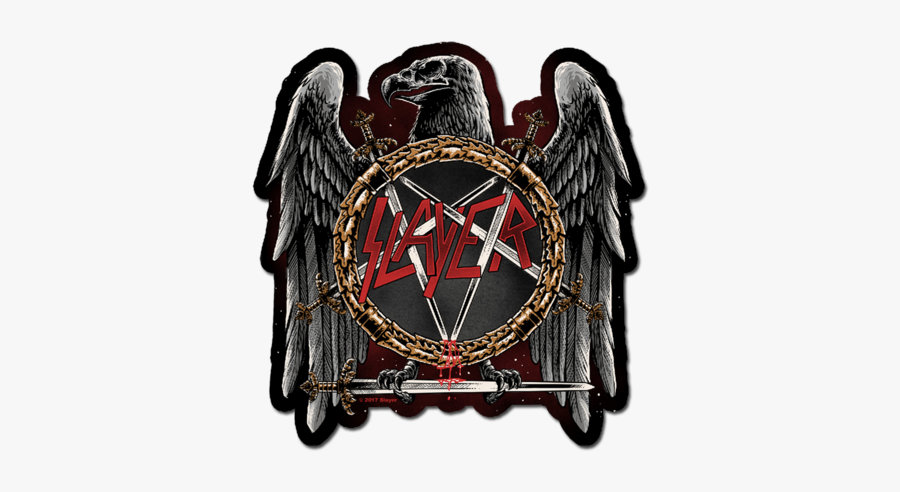 Clip Art Skull Rolling Pin - Slayer Logo Eagle Png, Transparent Clipart