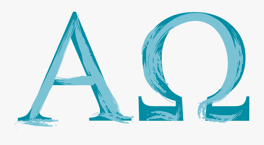 Alpha And Omega Water Version - Graphic Design, Transparent Clipart