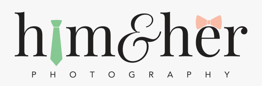 Him And Her Photography Logo, Transparent Clipart