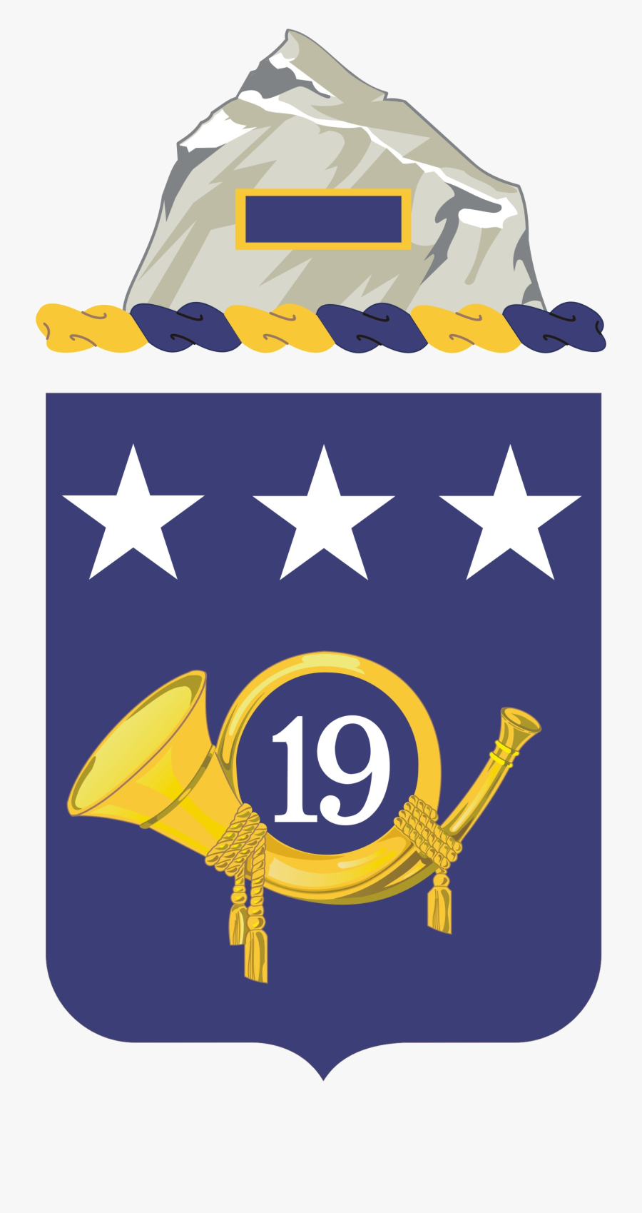 19thinfregtcoa - Flag, Transparent Clipart