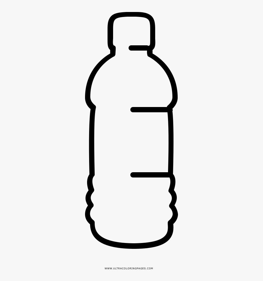 Bottle Coloring Page - Garrafa De Oleo Para Colorir, Transparent Clipart