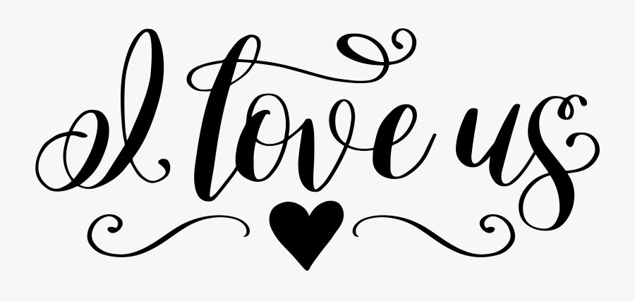 Clip Art Hand Lettered I Love - Love Quote Free Svg Files, Transparent Clipart