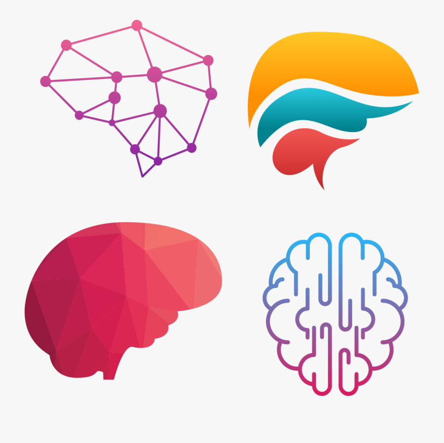 Transparent Creative Brain Png - Vector Brain Logo Png, Transparent Clipart
