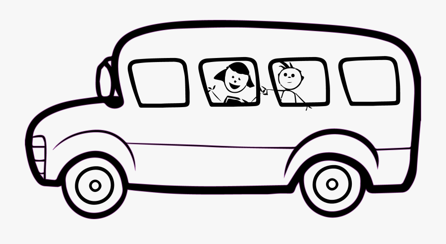 Malaria Bus By Echra - Sketch Of School Bus, Transparent Clipart