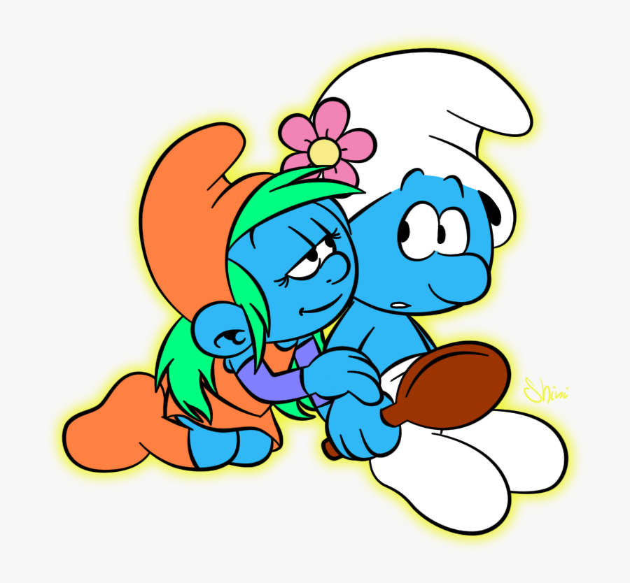 Transparent Smurf Clipart - Clipart Smurf Sleeping, Transparent Clipart