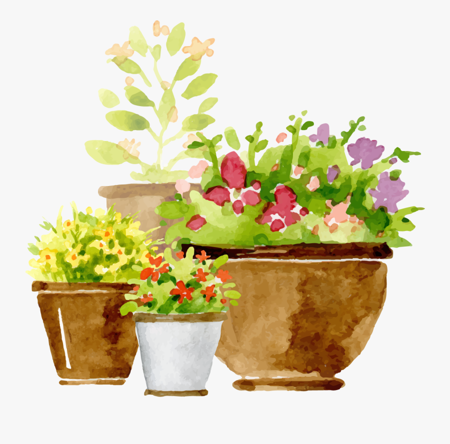 Vase Vector Potted Plant - 七 月 海報, Transparent Clipart