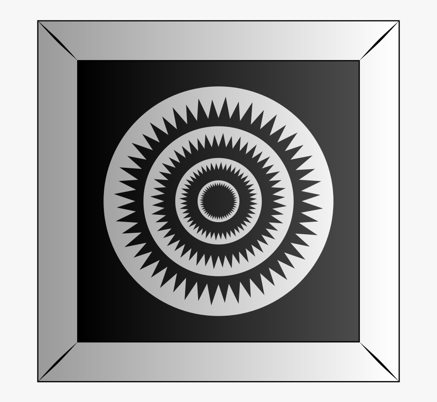 Abstract Tile 13 - Price Tag Black And White, Transparent Clipart