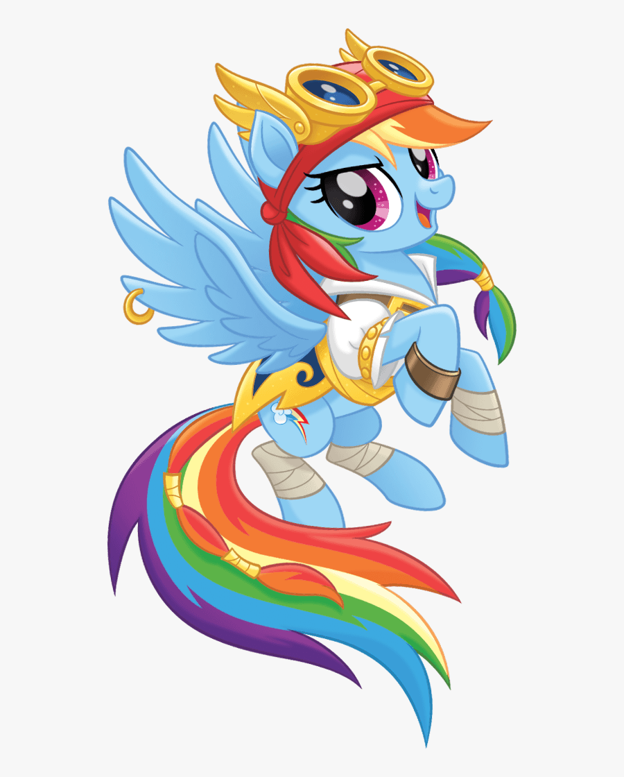 Bandana, Clothes, Female, Goggles, Mare, My Little - Rainbow Dash Mlp Movie, Transparent Clipart