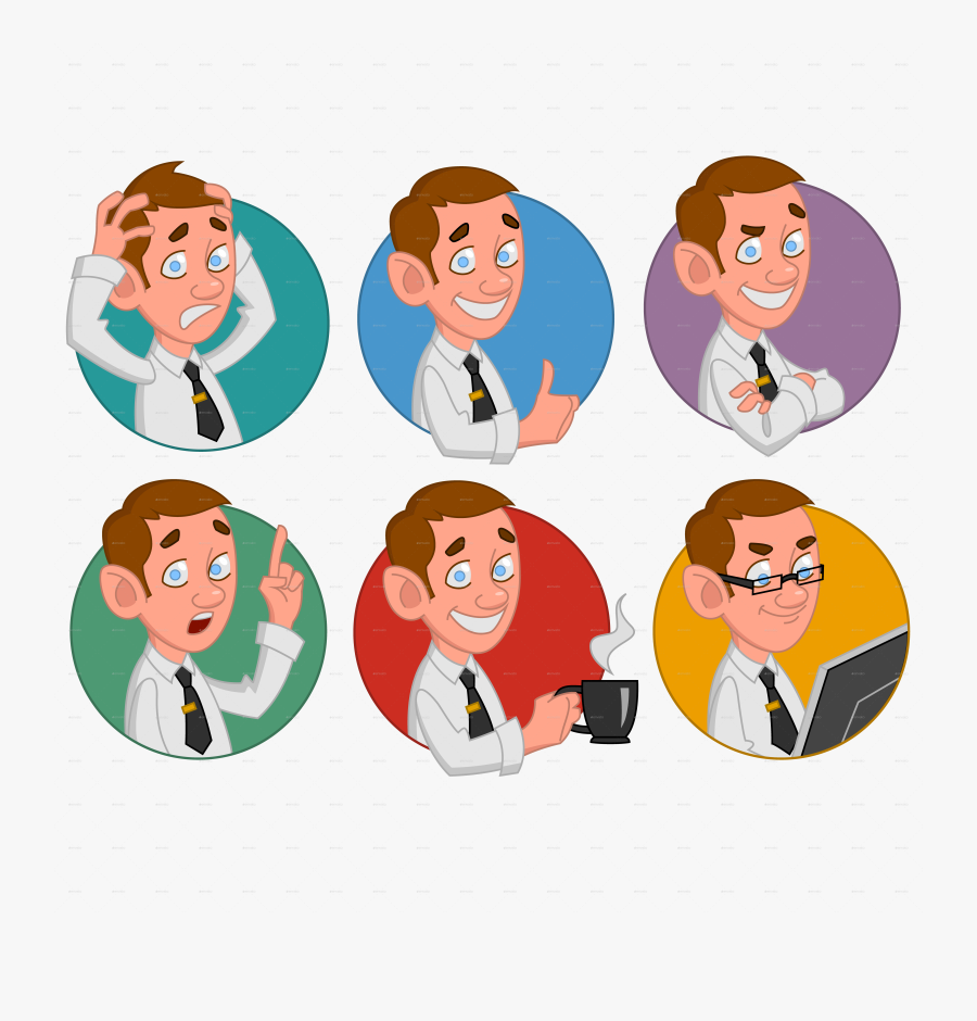 Transparent Office Secretary Clipart - Office Avatars, Transparent Clipart