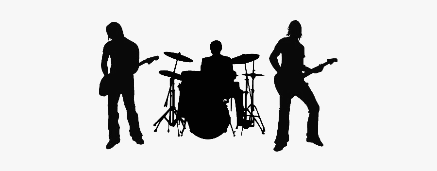 Musical Ensemble Musician - Music Band Silhouette Png, Transparent Clipart