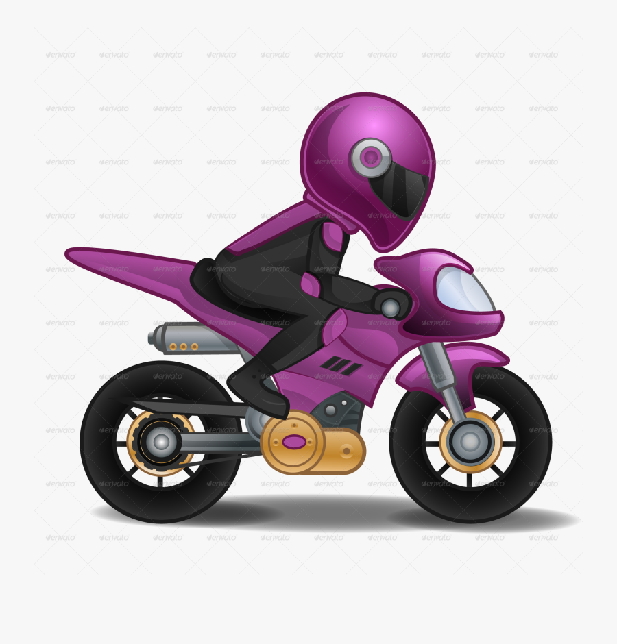 Clip Art Transparent For Free - Transparent Background Motorbike Clipart, Transparent Clipart