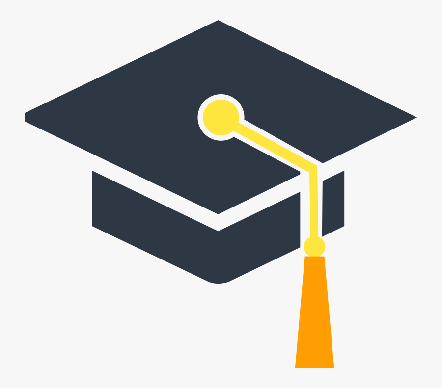 Transparent Graduation Cap Vector Png - University Cartoon, Transparent Clipart