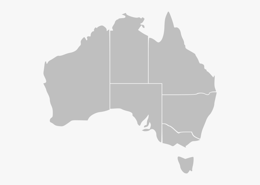 Map Of Australia Graphic, Transparent Clipart