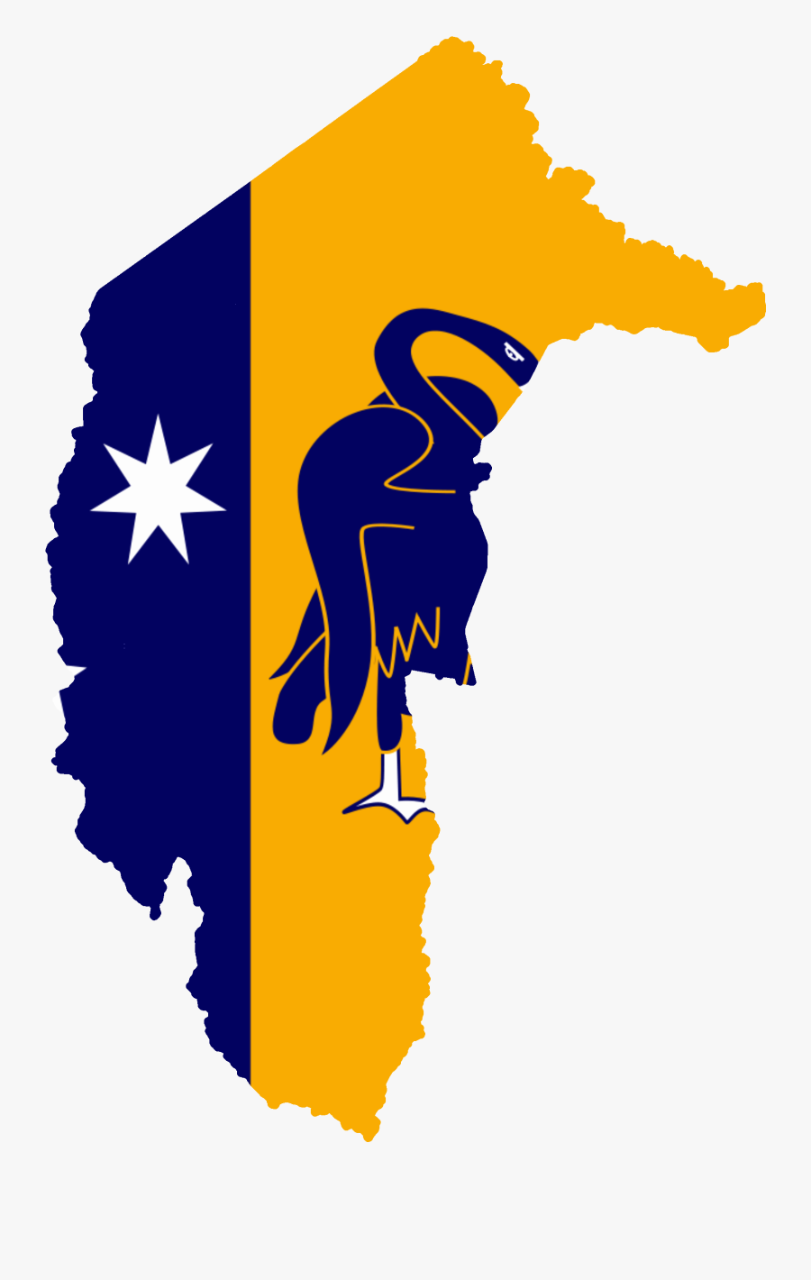 Flag Map Of The Australian Capital Territory - Bimberi Peak Map Australia, Transparent Clipart