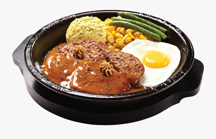 Steak Clipart Salisbury Steak - Salmon Pepper Lunch Menu, Transparent Clipart