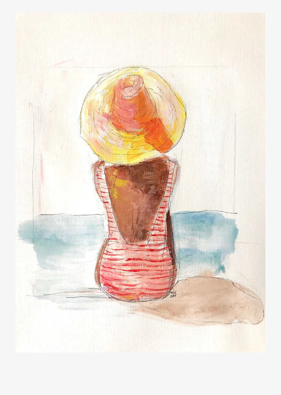 Drawing Beach Still Life - Watercolor Paint, Transparent Clipart