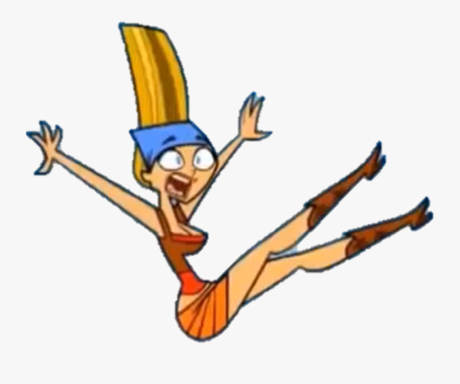 Total Drama Lindsay Falling, Transparent Clipart
