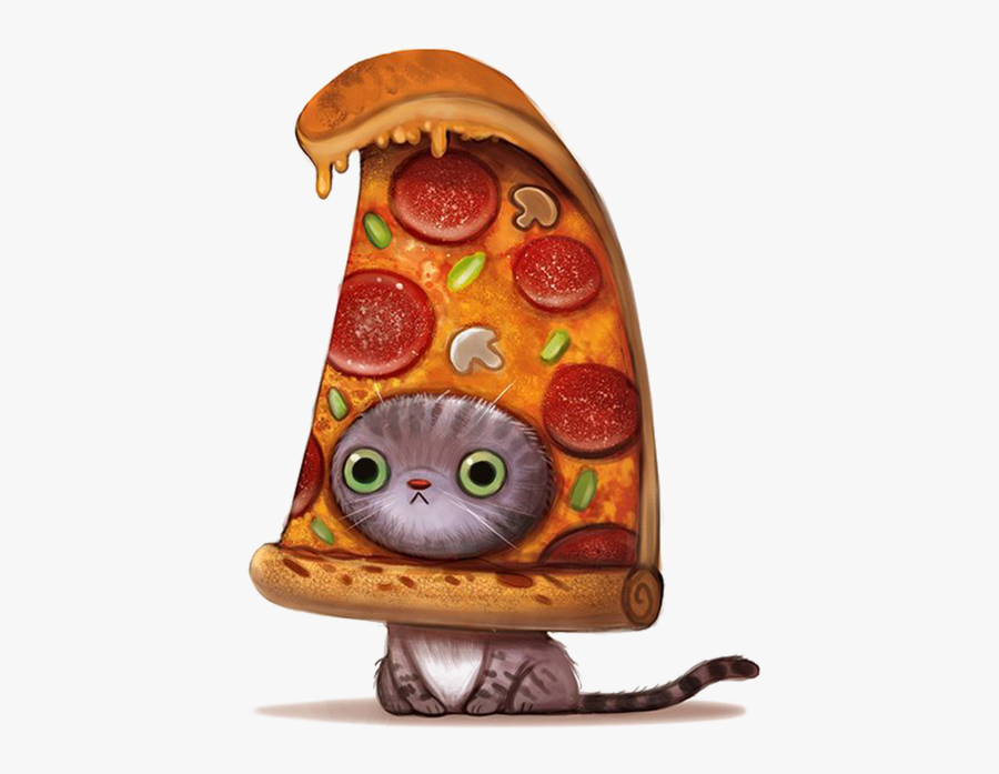 The Pizza Cat Png Image Free Download Searchpng - Pizza Cat Drawing, Transparent Clipart