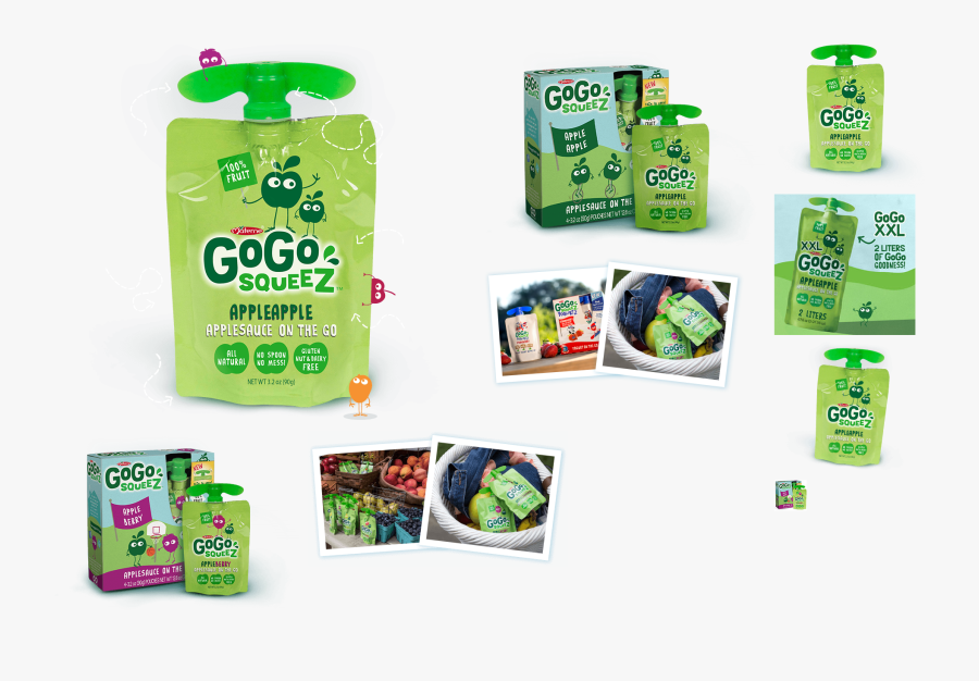 Gogo Squeez Yogurtz, Transparent Clipart