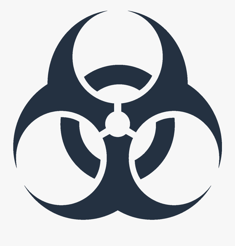 Biological Hazard Hazard Symbol Decal Illustration - Biosafety Level 2 Sign, Transparent Clipart