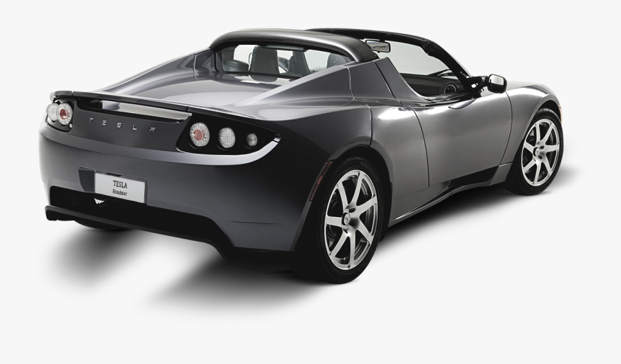 Tesla Roadster No Background , Transparent Cartoons - Tesla Roadster 2008 Rear, Transparent Clipart