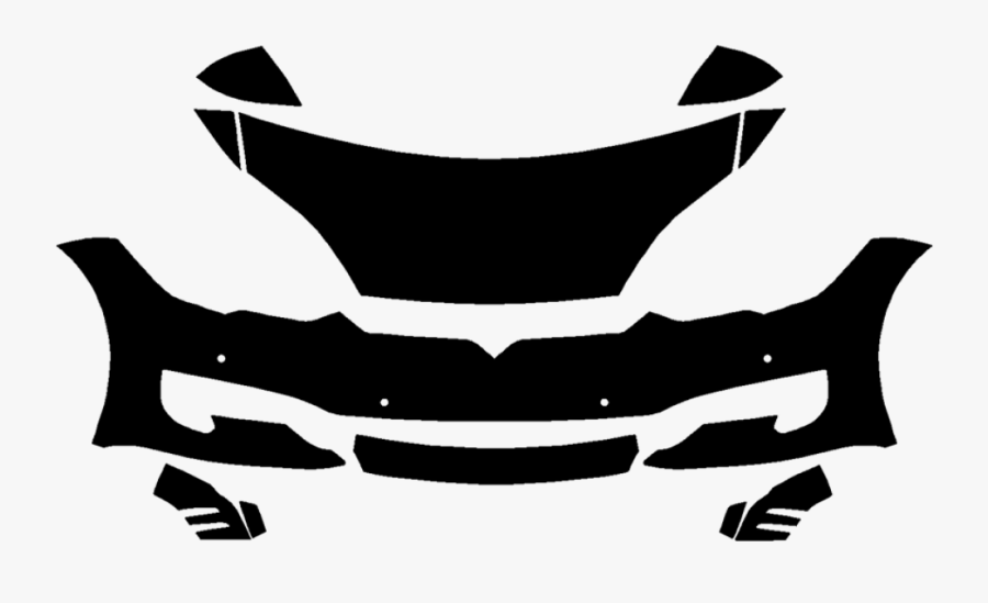 2016-2019 Tesla Model S 3m Clear Bra Deluxe Paint Protection - Emblem, Transparent Clipart