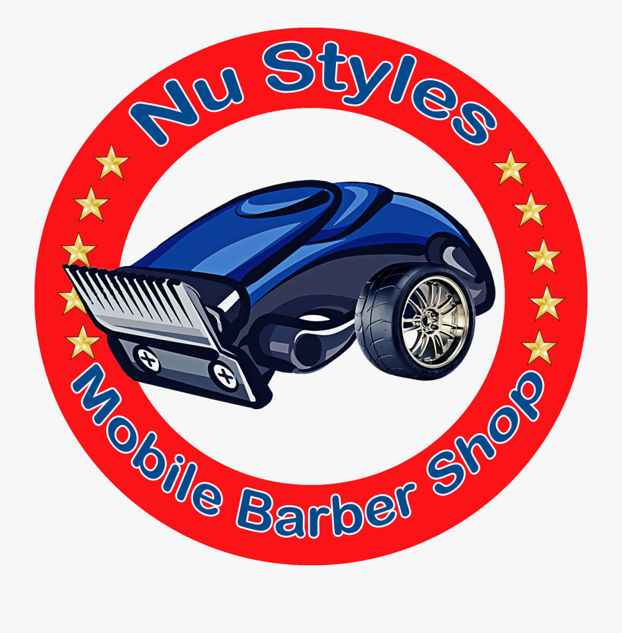 Mobile Shop - Mobile Barbershop Logo, Transparent Clipart