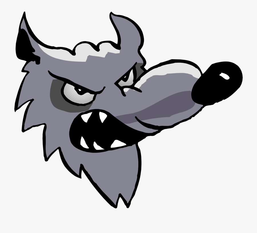 Wolf Free Animated Cliparts Clip Art Transparent Png - Cartoon Wolf Face Clipart, Transparent Clipart