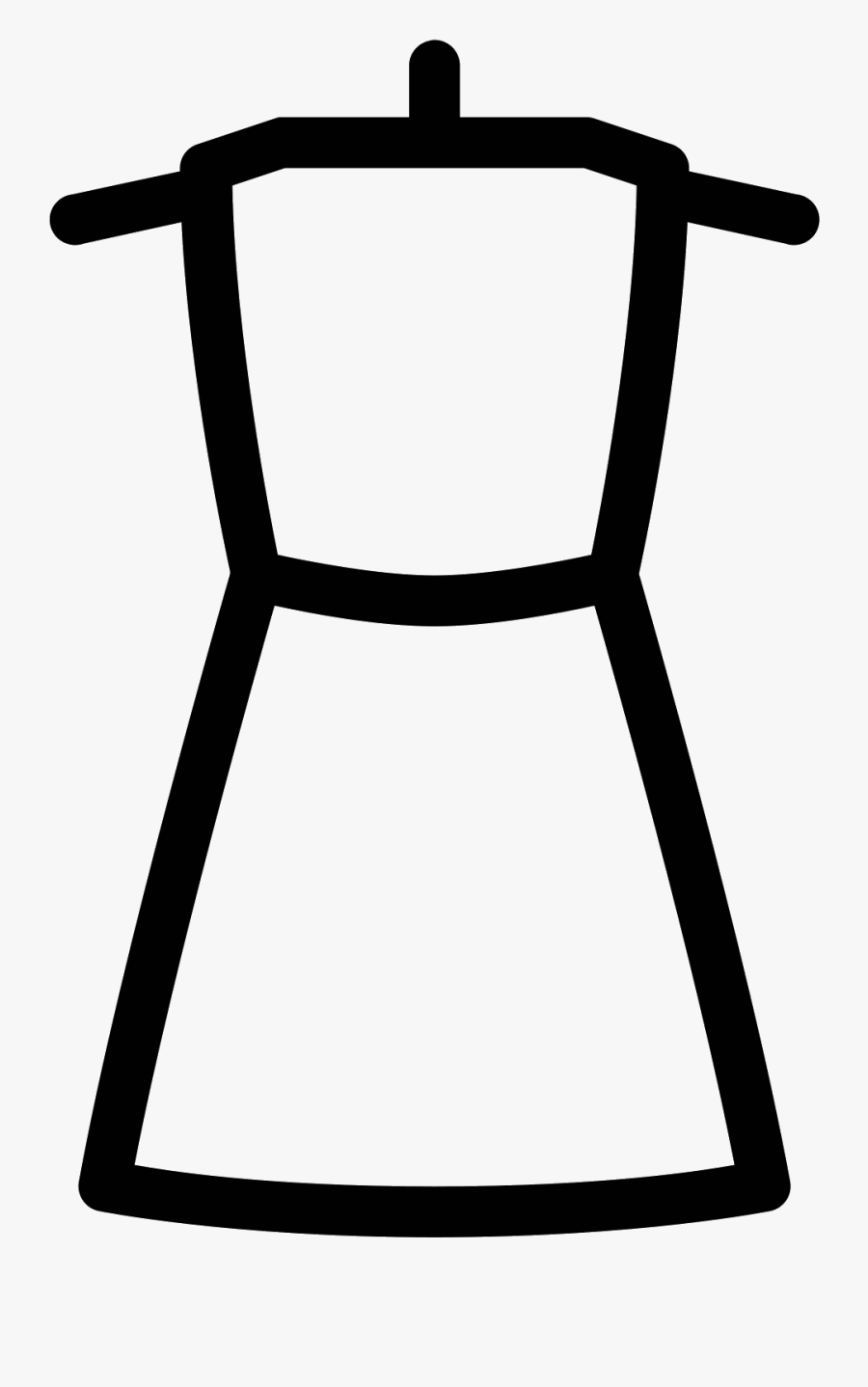 Dress Clipart Icon - Icon, Transparent Clipart