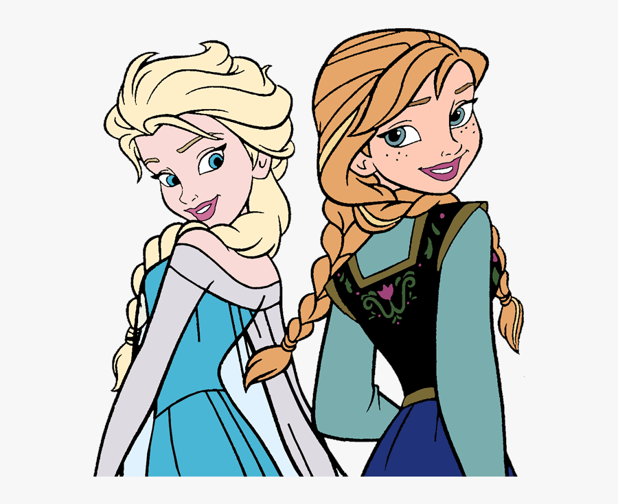 Princess Frozen Cliparts - Elsa Black And White, Transparent Clipart