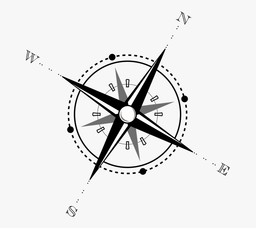 Compass, Map, Navigation, Wind Rose, Compass Rose - Compass Clip Art, Transparent Clipart