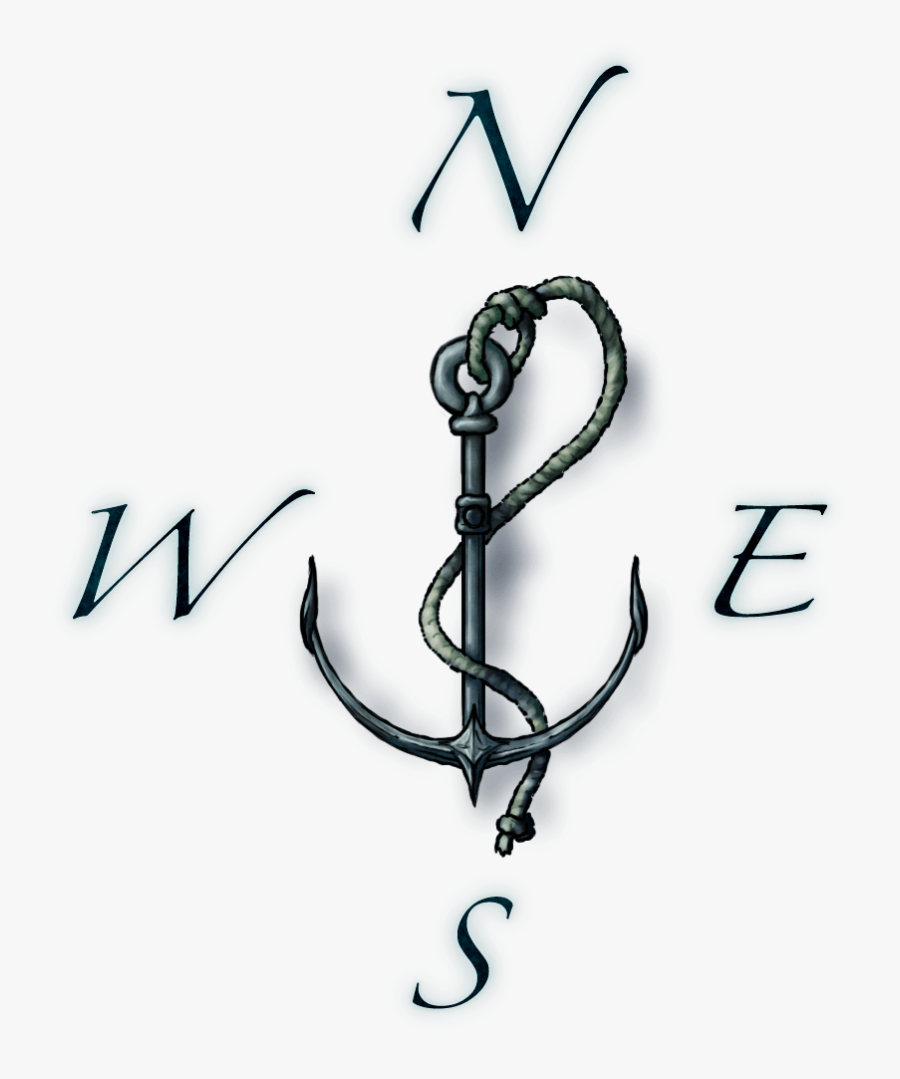 Fantasy For Underwater Maps - Transparent Fantasy Map Compass, Transparent Clipart