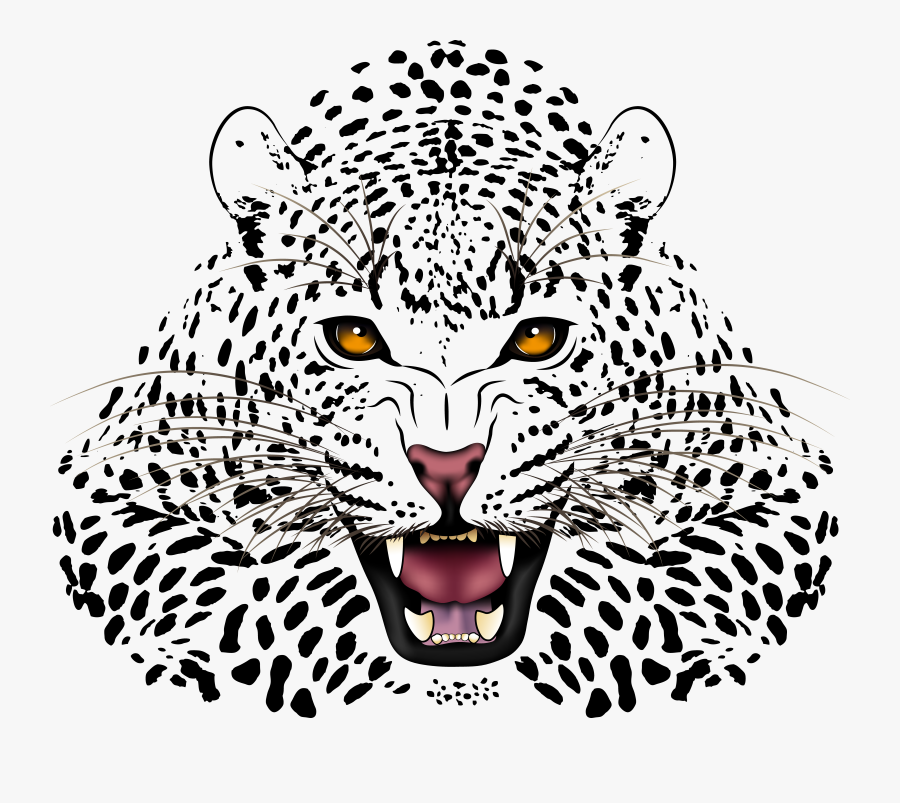 Jaguar Illustration White Cartoon - Vector Art Free, Transparent Clipart
