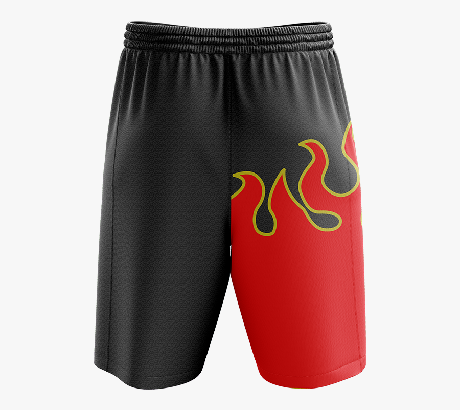 Red Flame Png - Board Short, Transparent Clipart