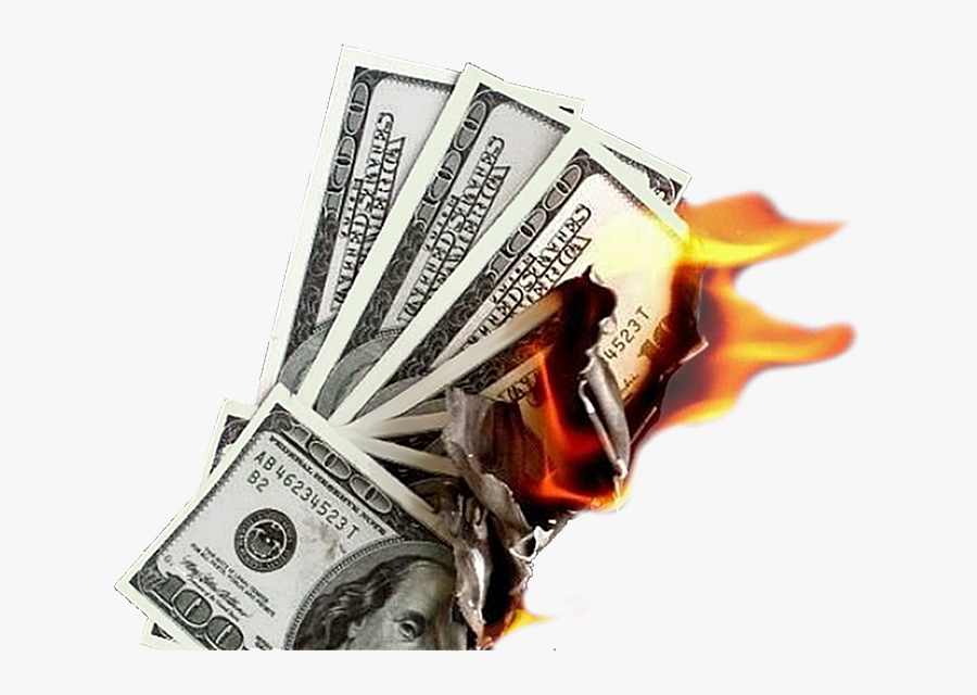 Burning Money Png - Burning Money Transparent, Transparent Clipart