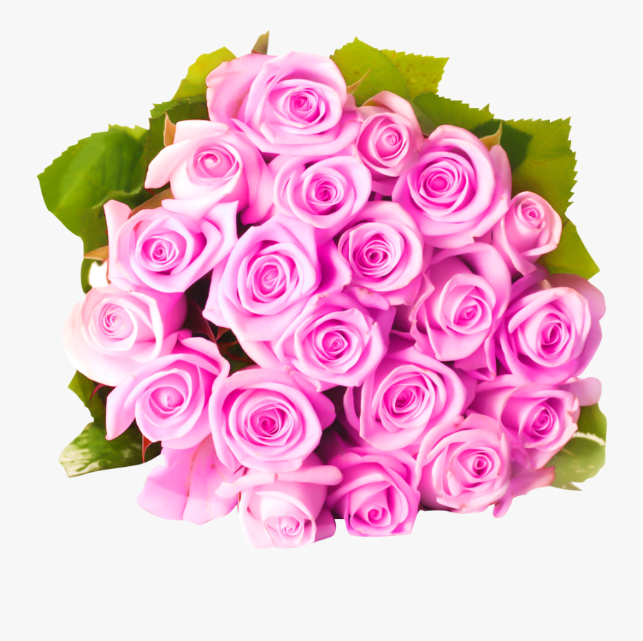 Flower Bouquet Pink Flowers Rose - Transparent Rose Bouquet Png Pink, Transparent Clipart