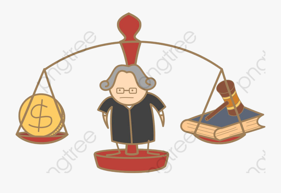 Hand Painted Cartoon Commercial - Cartoon Law, Transparent Clipart