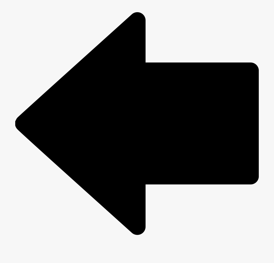File Left Black Wikimedia - Left Black Filled In Arrow, Transparent Clipart