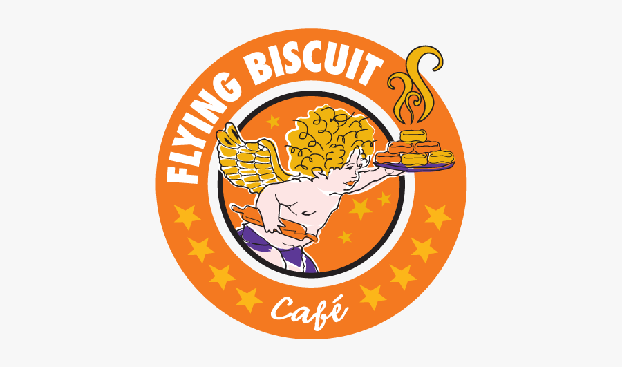 Biscuit Clipart Cafe - Flying Biscuit Logo, Transparent Clipart
