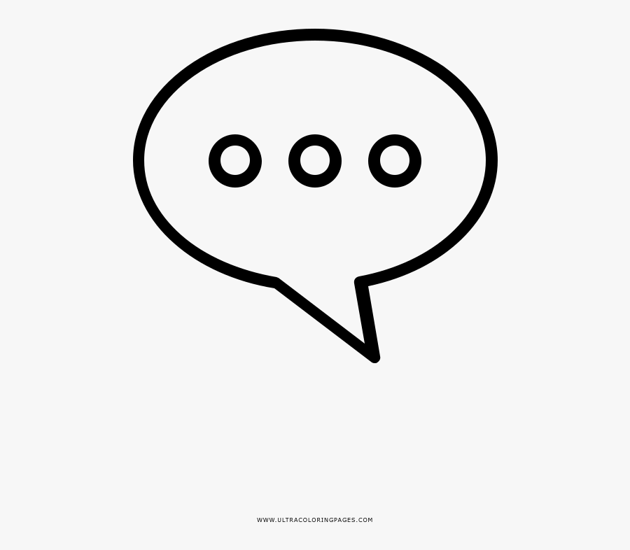 Transparent Text Bubble Png - Line Art, Transparent Clipart