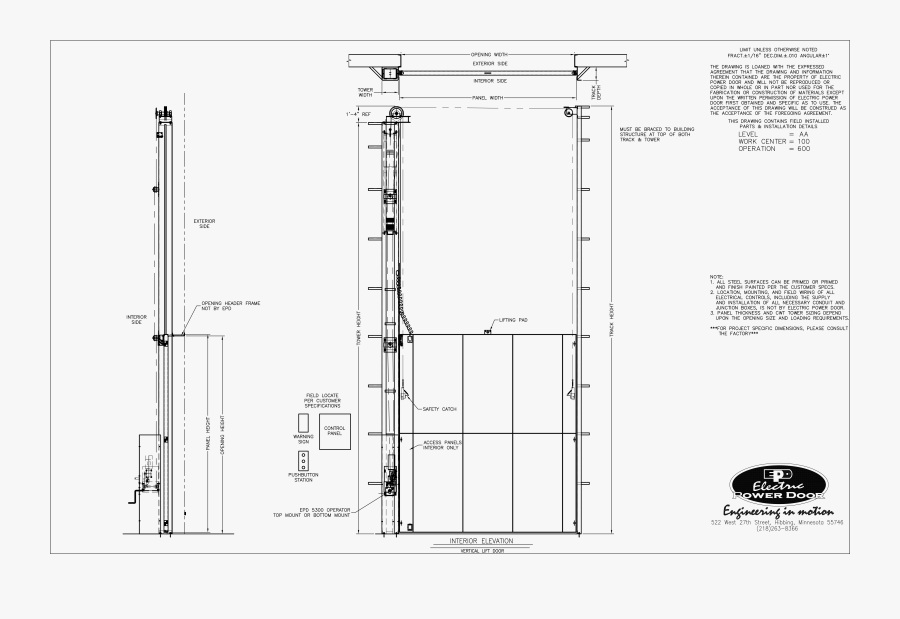 Drawing Door Interior Vertical Lift Door Detail , Free