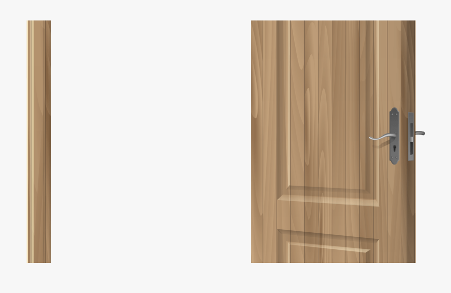 Open Wooden Door Png Clip Art Best Web Clipart - Open Wooden Door Png, Transparent Clipart